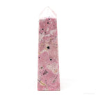 Rhodonite with Quartz Polished Point from Peru | Venusrox