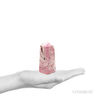 Rhodonite with Quartz Polished Point from Peru | Venusrox