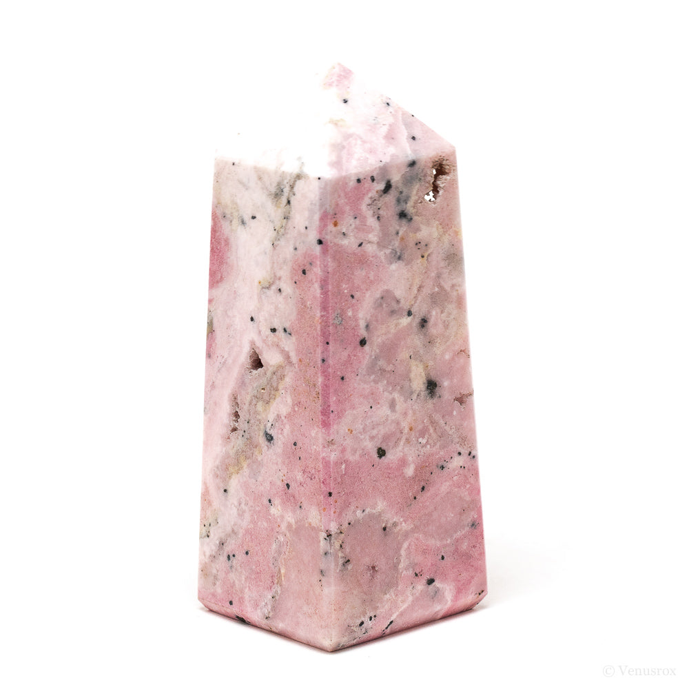 Rhodonite with Quartz Polished Point from Peru | Venusrox