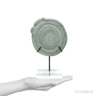 Fairy Stone Natural Crystal from Abitibi, Quebec, Canada mounted on a bespoke stand | Venusrox