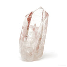 Lemurian Quartz with Hematite Part Polished/Part Natural Point from Brazil | Venusrox