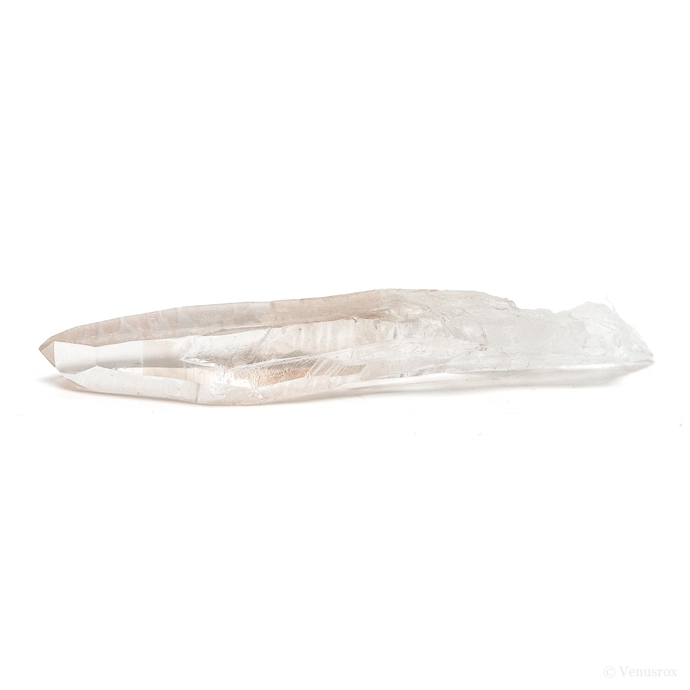 Lemurian Quartz with Hematite Part Polished/Part Natural Point from Brazil | Venusrox