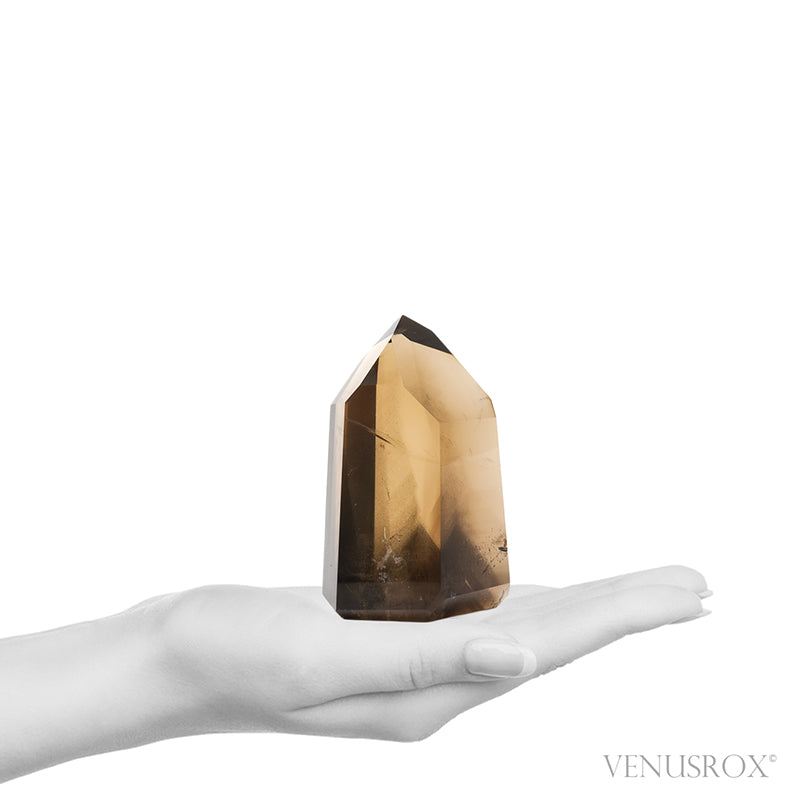 Black Phantom Smoky Quartz Polished Point from Brazil | Venusrox
