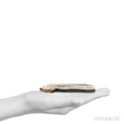 Barite with Marcasite Part Polished/Part Natural Crystal from the Lubin Mine, Silezia, Poland | Venusrox