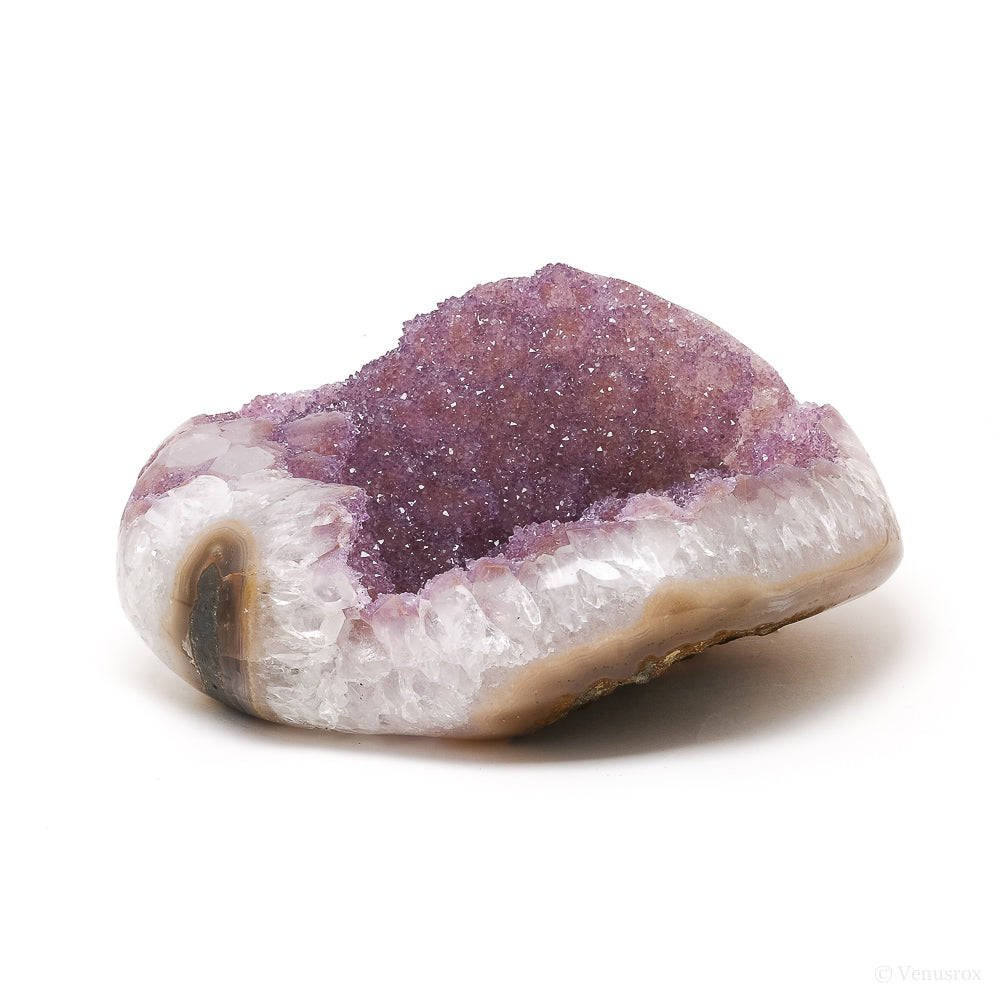 Amethyst with Agate Polished/Natural Cluster from Uruguay | Venusrox