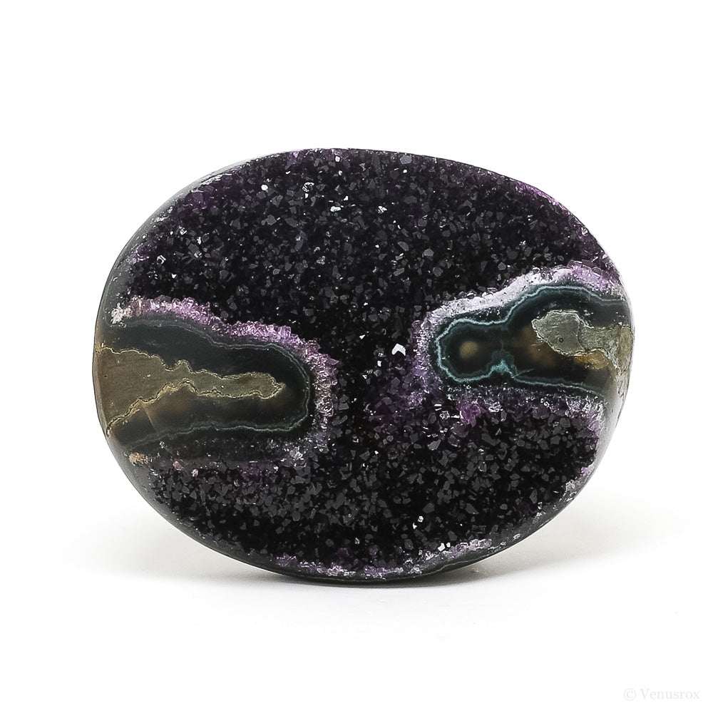 Amethyst with Agate Polished/Natural Cluster from Uruguay | Venusrox