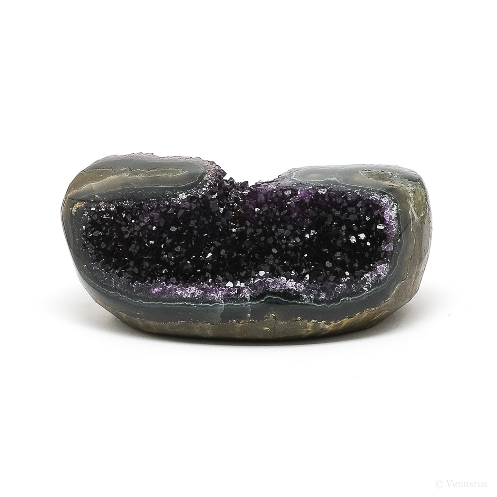 Amethyst with Agate Polished/Natural Cluster from Uruguay | Venusrox