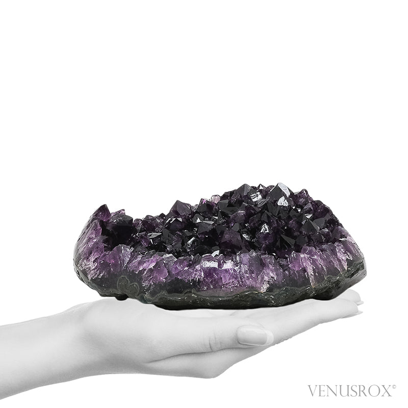 Amethyst with Agate Polished/Natural Cluster from Uruguay | Venusrox
