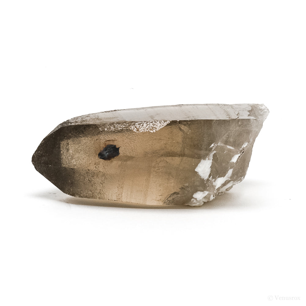 Smoky Quartz with Feldspar Natural Point from Mount Malosa, Zomba District, Malawi | Venusrox