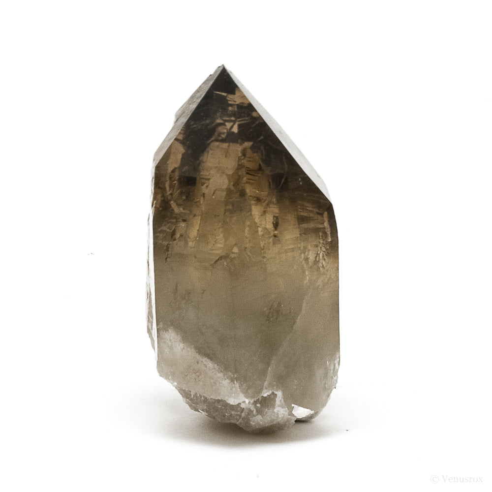 Smoky Quartz with Feldspar Natural Point from Mount Malosa, Zomba District, Malawi | Venusrox