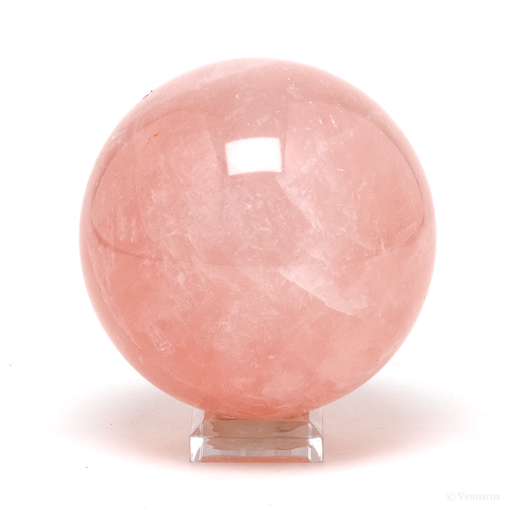 Rose Quartz Polished Sphere from Brazil | Venusrox