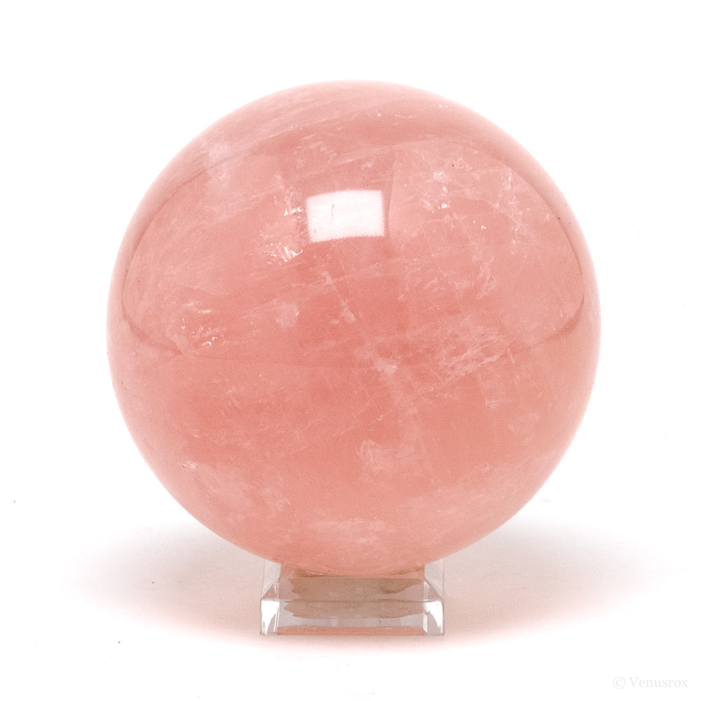 Rose Quartz Polished Sphere from Brazil | Venusrox