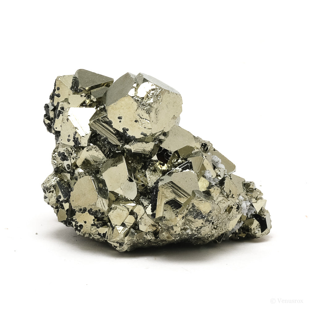 Pyrite with Sphalerite Natural Cluster from the Huanzala Mine, Huallanca District, Dos de Mayo Province, Huánuco Department, Peru | Venusrox
