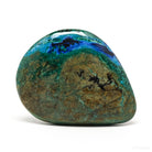 Azurite and Malachite in Matrix Polished Crystal from Huancavelica, Peru | Venusrox