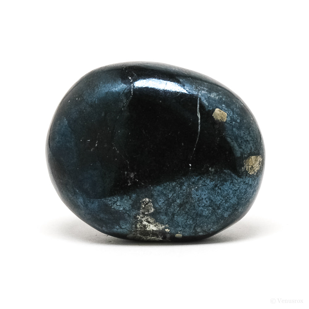 Covellite with Pyrite Polished Crystal from Peru | Venusrox