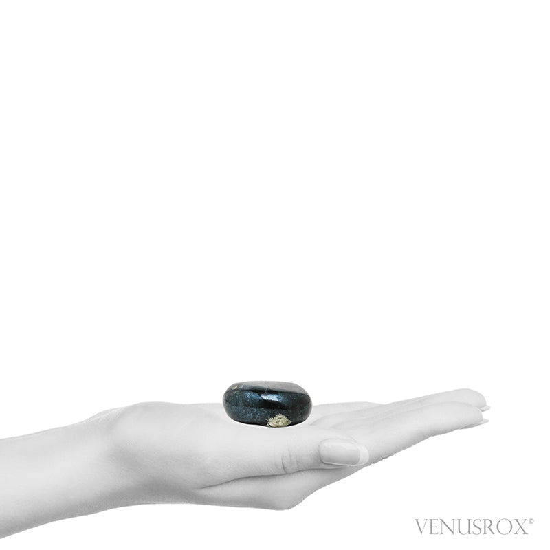 Covellite with Pyrite Polished Crystal from Peru | Venusrox