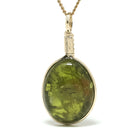 Peridot Polished Sphere Pendant from the Kaghan Valley, Pakistan | Venusrox