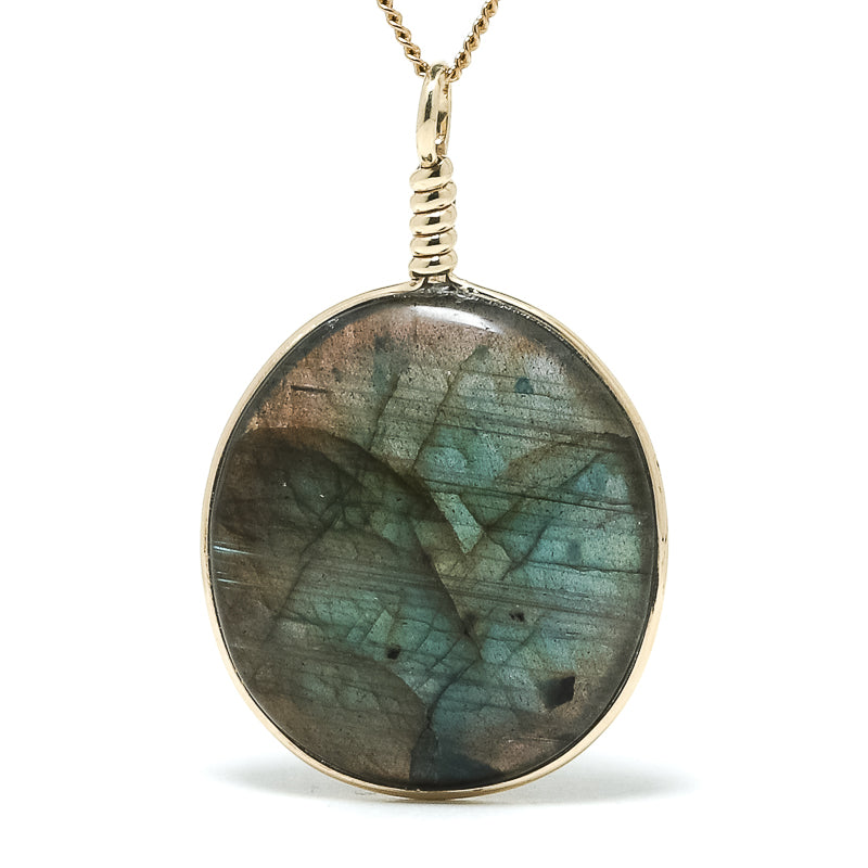 Labradorite Polished Crystal Pendant from Madagascar | Venusrox