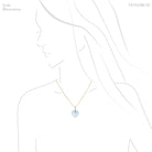 Aquamarine Polished Heart Pendant from Mozambique | Venusrox