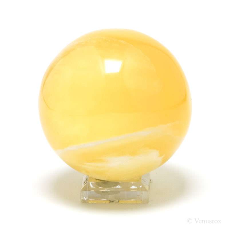 Orange Calcite Sphere from Utah, USA | Venusrox