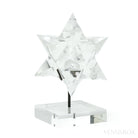 Clear Quartz Polished Star from Minas Gerais, Brazil mounted on a bespoke stand | Venusrox