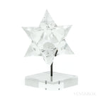 Clear Quartz Polished Star from Minas Gerais, Brazil mounted on a bespoke stand | Venusrox
