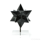 Black Obsidian Polished Star from Brazil mounted on a bespoke stand | Venusrox