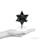 Black Obsidian Polished Star from Brazil mounted on a bespoke stand | Venusrox