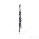 Fluorite Part Polished/Part Natural Slice from Mexico, mounted on a bespoke stand | Venusrox