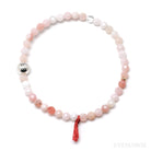 Pink Opal Bead Bracelet from Peru | Venusrox