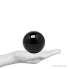 Black Obsidian Polished Sphere from Mexico | Venusrox