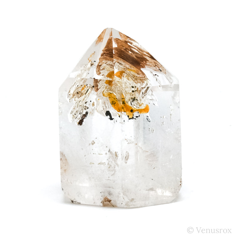 Elestial Quartz Part Polished/Part Natural Point from Madagascar | Venusrox