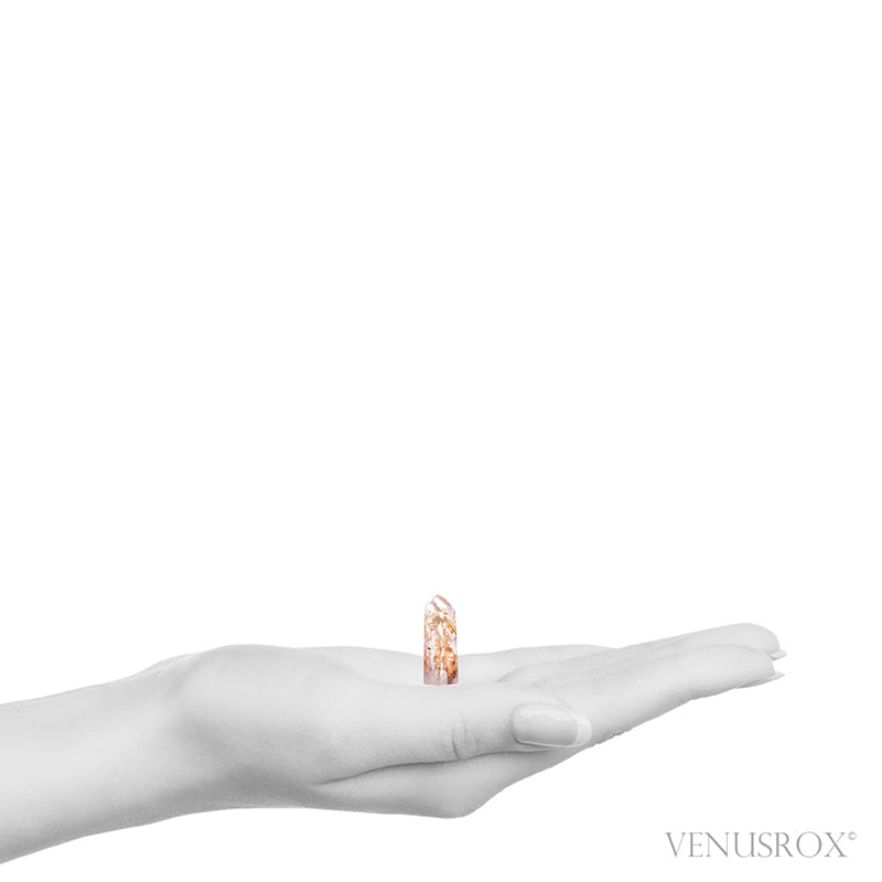 Amethyst Elestial Quartz Part Polished/Part Natural Point from Madagascar | Venusrox