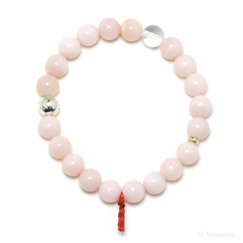 Pink Opal Bead Bracelet from Peru | Venusrox