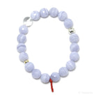 Blue Lace Agate Bracelet from Malawi | Venusrox