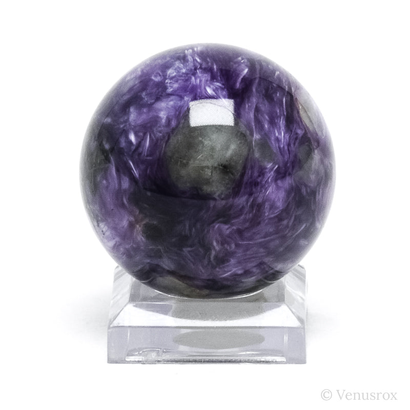 Charoite with Aegirine Polished Sphere from Sakha Republic, Siberia, Russia | Venusrox
