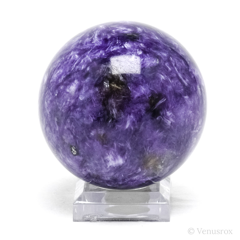 Charoite with Aegirine Polished Sphere from Sakha Republic, Siberia, Russia | Venusrox
