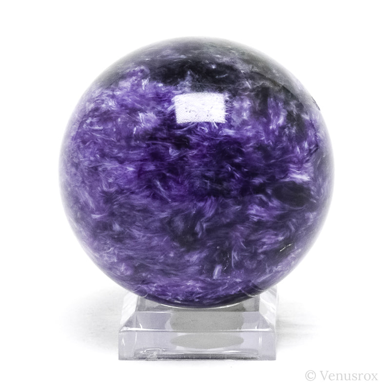 Charoite with Aegirine Polished Sphere from Sakha Republic, Siberia, Russia | Venusrox