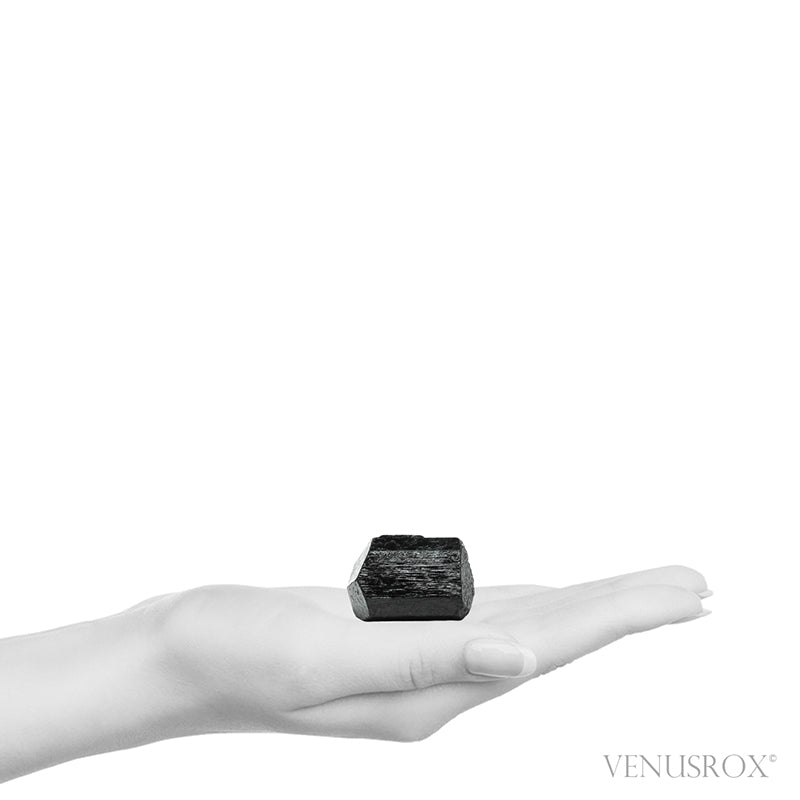 Black Tourmaline Double Terminated Natural Crystal from India | Venusrox