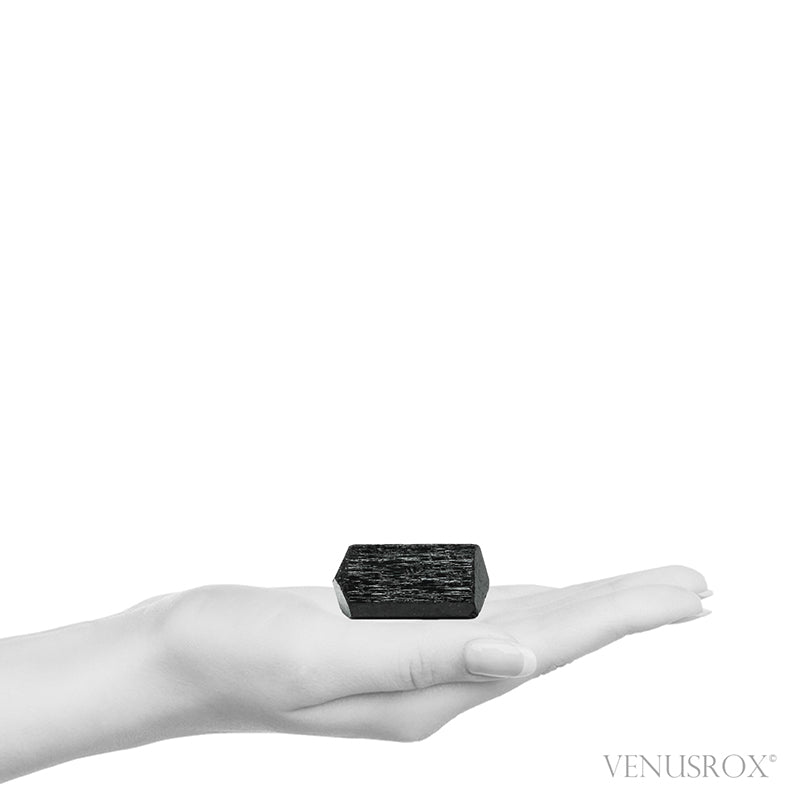 Black Tourmaline Double Terminated Natural Crystal from India | Venusrox