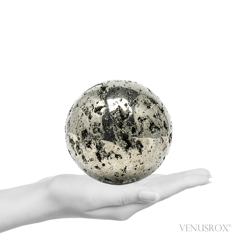Pyrite Geode Sphere from Peru | Venusrox