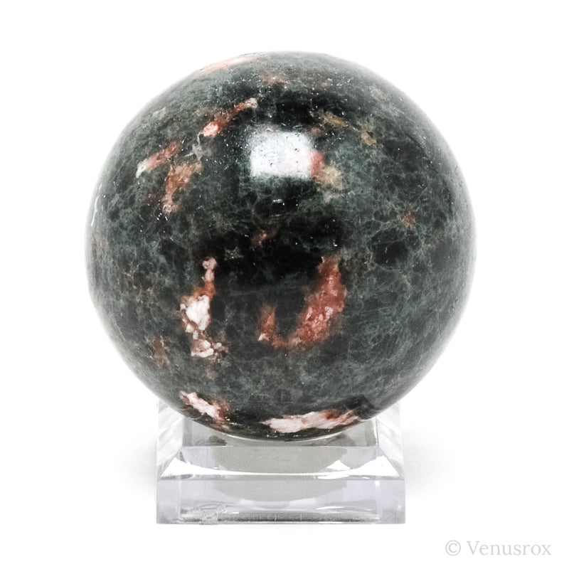 Green Apatite with Feldspar Sphere from Madagascar | Venusrox
