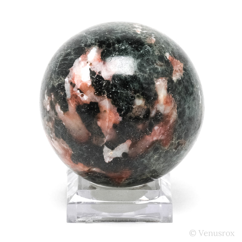 Green Apatite with Feldspar Sphere from Madagascar | Venusrox