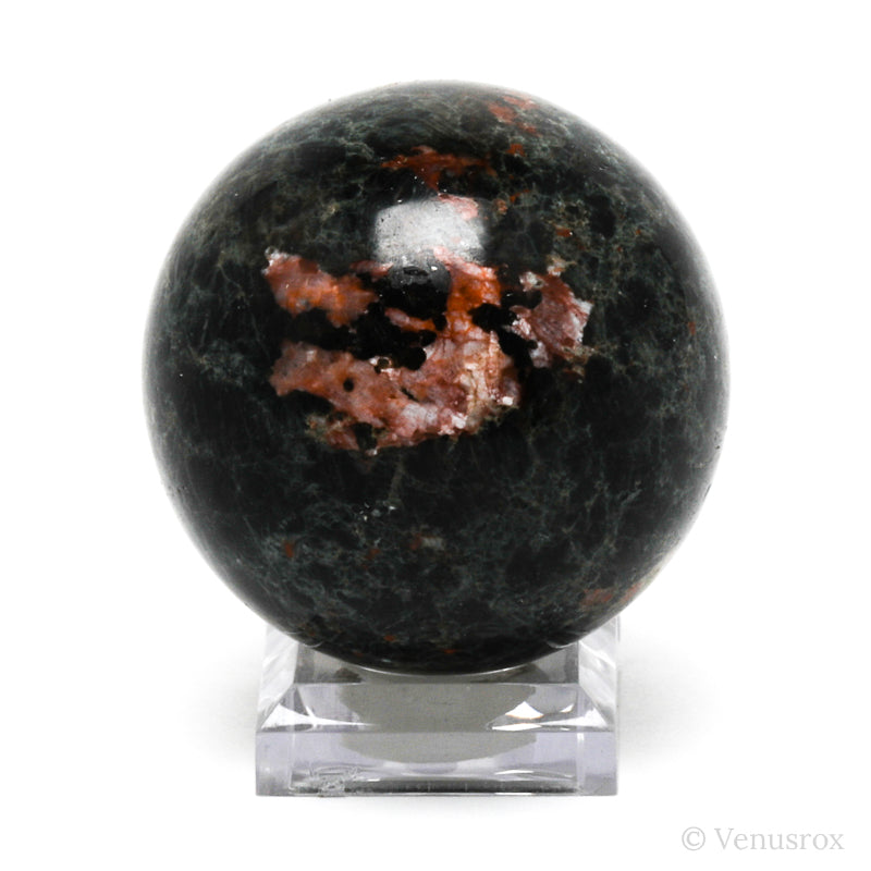 Green Apatite with Feldspar Sphere from Madagascar | Venusrox