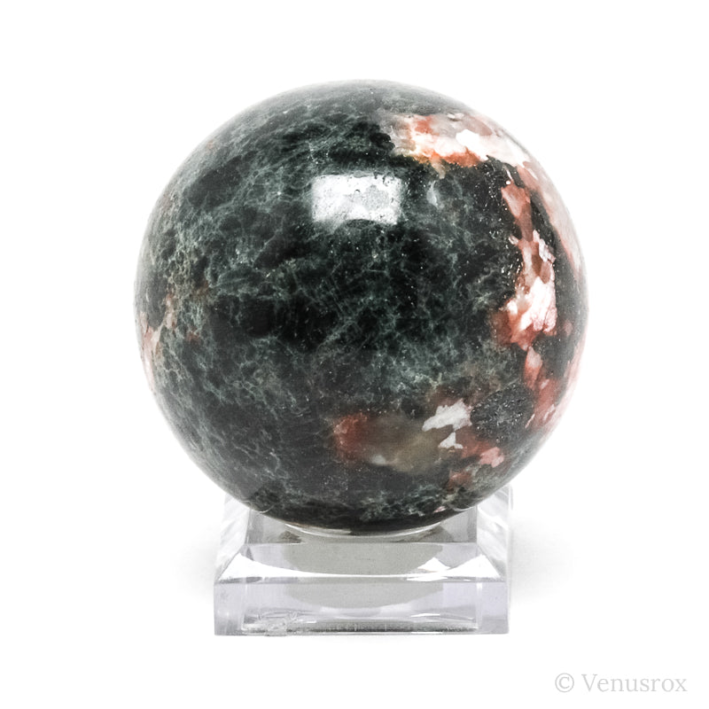 Green Apatite with Feldspar Sphere from Madagascar | Venusrox