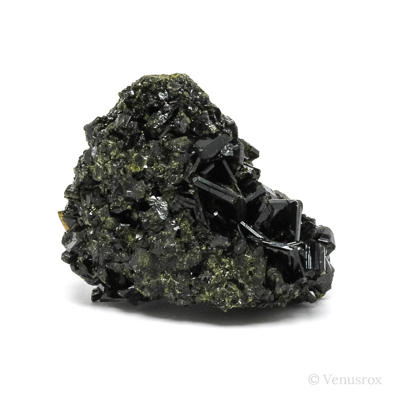 Epidote Natural Cluster from Khorwin Mt, Tafresh County, Iran | Venusrox
