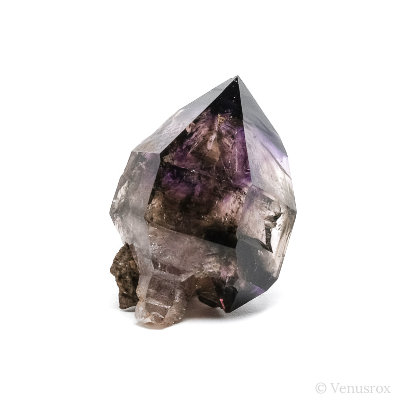 Amethyst/Smoky Phantom Sceptre Quartz Natural Point on Matrix from the Goboboseb Mountains, Namibia | Venusrox