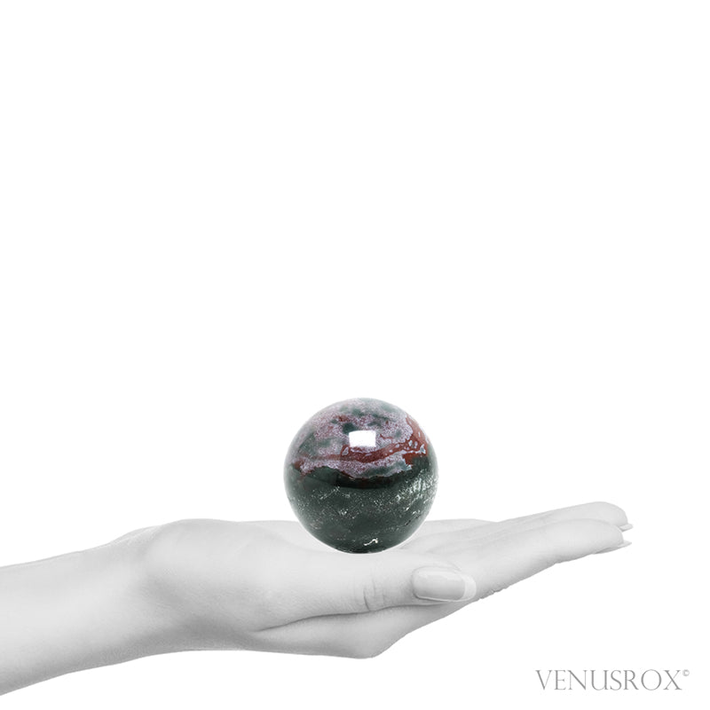 Bloodstone Polished Sphere from India | Venusrox