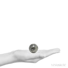 'Feather' Pyrite (Pyrite after Pyrrhotite Pseudomorph) Sphere from the Pfaffenberg Mine, Neudorf, Harzgerode, Harz, Saxony-Anhalt, Germany | Venusrox