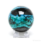 Chrysocolla with Malachite Polished Sphere from the Democratic Republic of the Congo | Venusrox